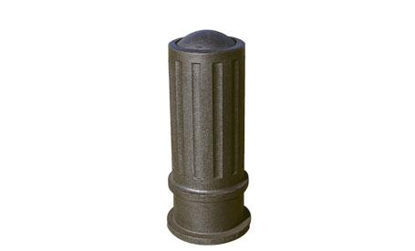 Moulage au sable cylindrique durable de borne de sécurité de sécurité de chaussée de bornes de fonte