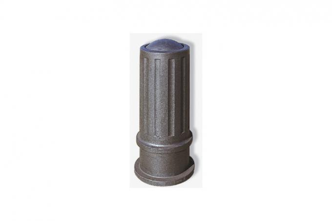 Moulage au sable cylindrique durable de borne de sécurité de sécurité de chaussée de bornes de fonte