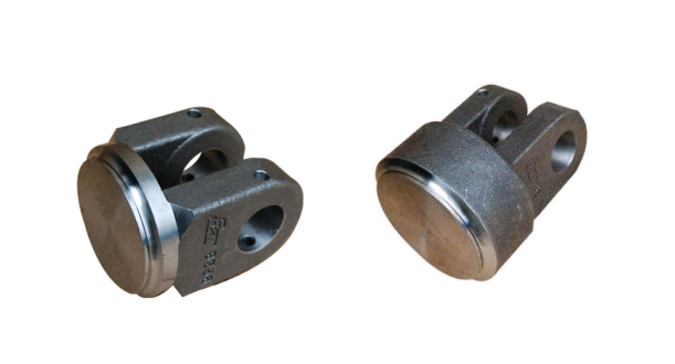 Bâti fait sur commande d'extrémité de cylindre de bâti de chape de cylindre hydraulique de fonte pour le chariot élévateur de grue de camion