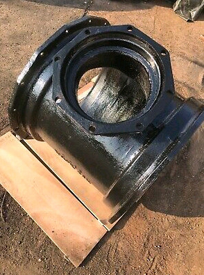 Bituminous Coated Mechanical Joint Tee 500 Lbs Weight High Tensile Strength