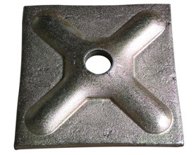 Square Pressed Scaffolding Accessories Tie Rod Washer Plate Tie Rod Nut and Waller Plate
