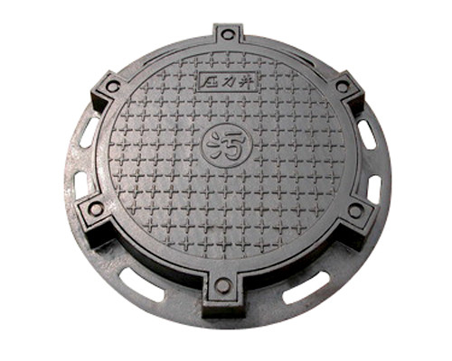 Sand Blasting Cast Iron Manhole Cover Round Sanitary Sewer En124 D400