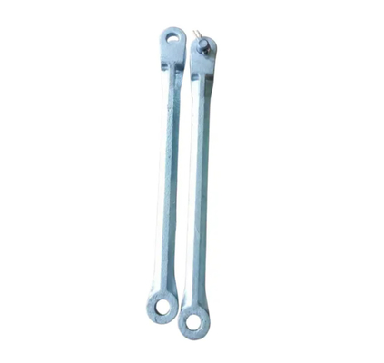 Ductile Iron Parts Casting Pole Line Hardware Connecting Rod Link Electric Pull Rod