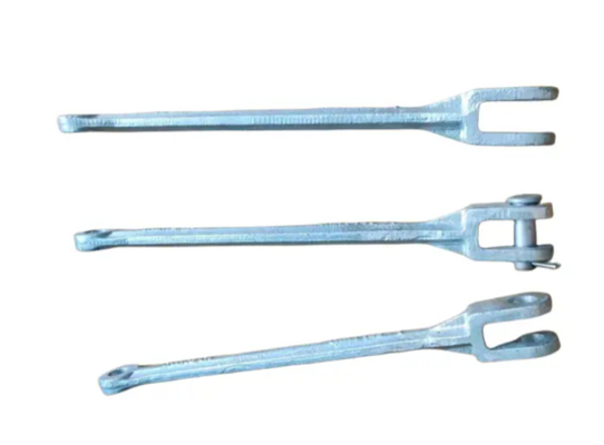 Ductile Iron Parts Casting Pole Line Hardware Connecting Rod Link Electric Pull Rod