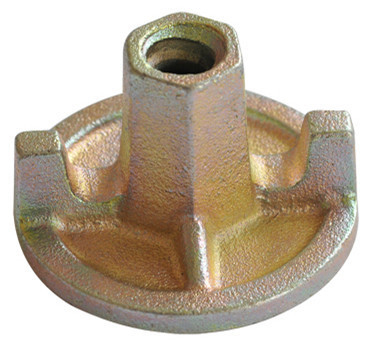 Galvanized Formwork Accessories Cast Iron Wing Nut for 15/17mm Tie Rod
