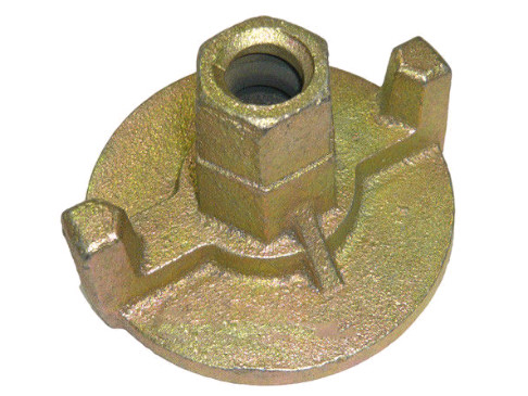Galvanized Formwork Accessories Cast Iron Wing Nut for 15/17mm Tie Rod