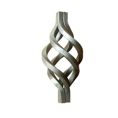 Forged Wrought Iron Components , Ornamental Iron Parts Scrolls Cages / Baskets