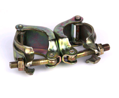 Hot Dipping Scaffolding Accessories Q235 Steel Pressed Galvanized Swivel Coupler