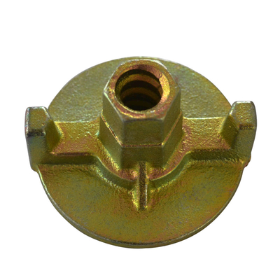 Concrete Construction Wing Nut Scaffolding , 12/14 Mm Tie Rod Nut Forged Process