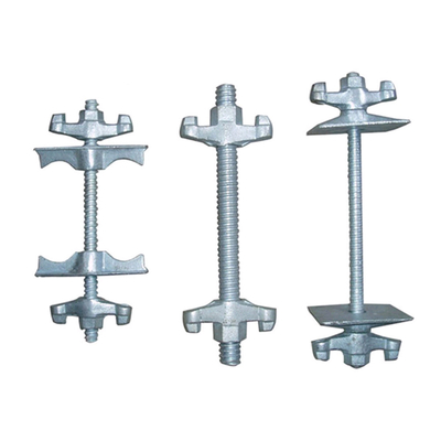 Formwork Scaffolding Accessories 15 / 17mm Tie Rod Nut Cast Iron Two Wing Anchor Nut