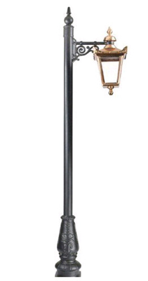 Outdoor / Indoor Cast Iron Light Pole For Garden Street Decorative