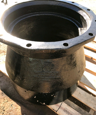 Mechanical Cast Iron Pipe Fittings Small End Bell Reducer Joint C153 DI 350