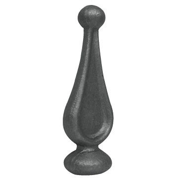 Anti Rust Oil Surface Ornamental Iron Parts Spear Wrought Point Iron Railing Parts