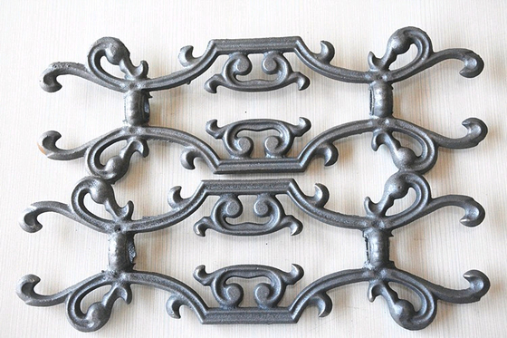 Decorative Cast Iron Fence Parts / Rosettes Ornament Cast Iron Gate Panels