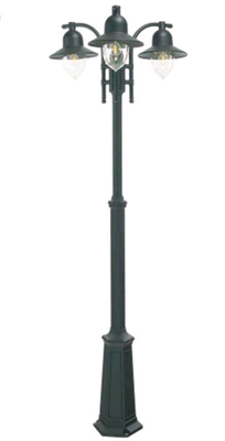 Outdoor Antique Garden Cast Iron Light Pole Lamp Post With Sand Casting