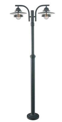 Outdoor Antique Garden Cast Iron Light Pole Lamp Post With Sand Casting