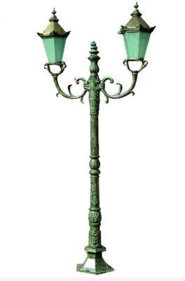 Antique Decorative Cast Iron Light Pole Spain Style Garden Street Lighting Pole