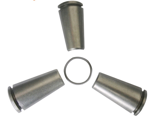 Building Materials Post Tension Anchor Wedges For 12.7mm 15.2mm PC Strand