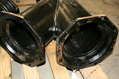 High Hardness Mechanical Joint Fittings Ductile Iron Casting 10" Lateral Y C153