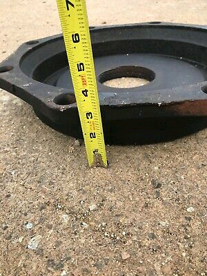 Union 12" X 4" Cast Iron Pipe Fittings Mechanical Joint Fittings MJ Cap 51 LBS Weight