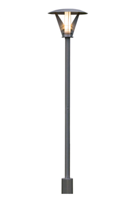 Custom Outdoor Street Cast Iron Light Pole Galvanized 3 Light Head Stainless Steel Lamp Post
