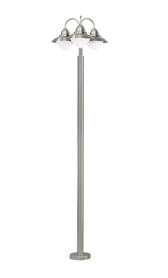 Fashionable Design Galvanised Lamp Post Customized Size For Garden / Street