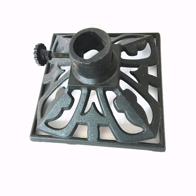 Square Heavy Duty Cast Iron Parasol Base For Garden Outdoor Furniture OEM