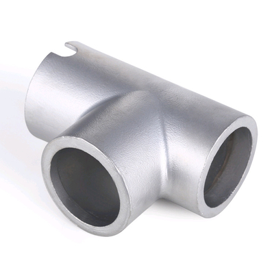 Construction / Fluid treatment Stainless Steel Precision Casting Three Way Pipe Parts