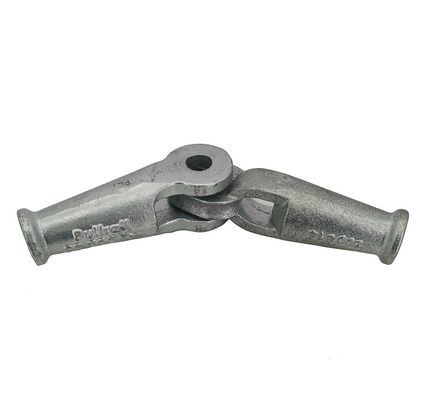 Ductile Iron Sand Casting Hot Galvanizing Casting Parts Electric Power Fittings Clamp