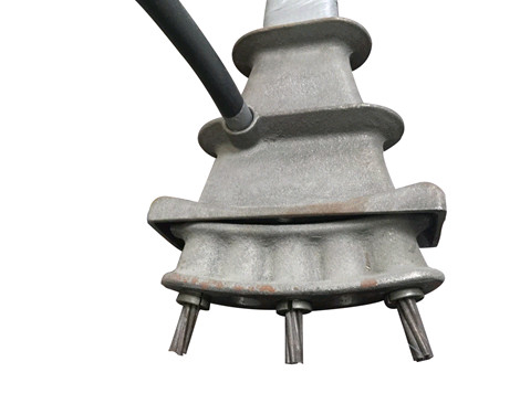 Ancrage de prétension de post-tension Ancrage en arc en fonte Ancrage de plaque de fer 3.8kg / 2.3kg
